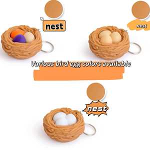 Nouveautés : Porte-clés anti-stress à clic, imprimé en 3D sur le thème des animaux, jouet de décompression pour enfants et adultes, nouveauté amusante - Product Image 3