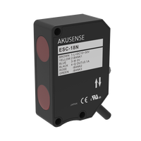 Sensor Fotoeléctrico AkuSense ESC-18P para Detección/Marcado de Color con Distancia de Detección de 182 mm y Protección IP67