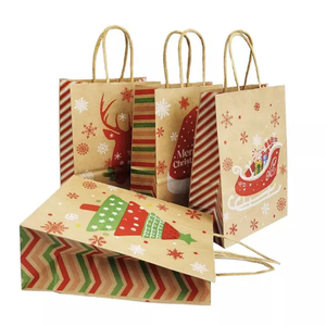 Papel Kraft Marrón con Logotipo Impreso Personalizado, Embalaje para Vino y Regalos, para Navidad, Año Nuevo, Ropa, Dulces y Otros Regalos, Venta Caliente - Product Image 1