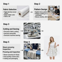 Robe sans manches unie à nœud papillon et taille haute, idéale pour l'été – Fournisseur direct d'usine OEM