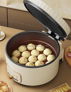 Poêle <span class=keywords><strong>électrique</strong></span> double face 2-en-1 pour <span class=keywords><strong>fondue</strong></span> et crêpes, idéale pour la maison - Product Image 3