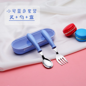 Thép không gỉ BPA free Kid trẻ em Spoon & Fork thiết lập dao kéo - Product Image 5