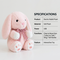 Peluche Lapin de Pâques de 13 pouces - Jouet en peluche super doux pour soulager le stress