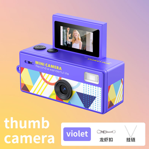 Nueva Cámara Digital Compacta Retro Clásica con Pantalla Abatible, Decoración, 1080P HD, Linterna y Colores - Product Image 6