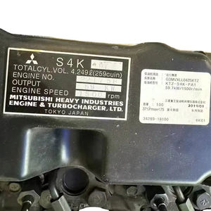 Nouveau moteur diesel Mitsubishi S4K s'applique aux machines industrielles d'équipement de construction et aux véhicules agricoles - Product Image 1