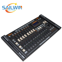 Console de contrôle d'éclairage de scène CE Crocodile DMX512/1990 504 canaux, 24 programmes de chases, console d'éclairage de tête mobile DJ avec joystick LCD