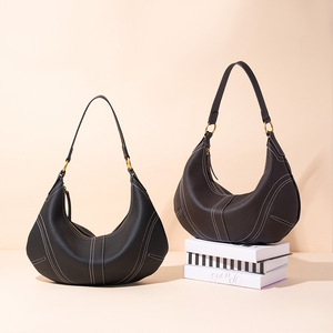 Bolsos de Mano para Mujer de Diseño Personalizado, Bolso Bandolera Tipo Hobo de Moda, Bolsos de Hombro de Cuero Genuino de Alta Calidad - Product Image 2