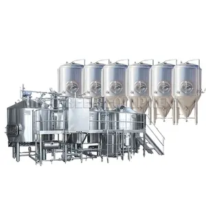 Turnkey 1000l 10bbl 1500l 15bbl 20bbl 2000l micro brewery craft beer brewing equipment