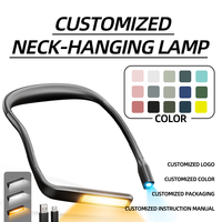 Lampe de cou rechargeable USB-C, longue autonomie, 3 modes, étanche, économe en énergie, flexible et réglable, idéale pour le tricot (OEM/ODM)
