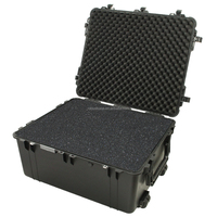 Grande mallette de transport en plastique rigide, étanche IP67, antichoc, pour équipement audio et vidéo, drones et outils, mousse personnalisable
