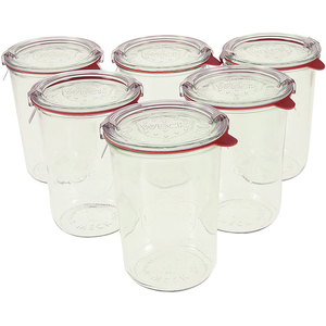 50ml,100ml,300ml,500ml Tapered Vetro Gelatina <span class=keywords><strong>weck</strong></span> Vasi Con Vetro di Tenuta In Gomma Coperchio e Morsetti - Product Image 2