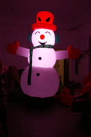 Bonhomme de neige géant gonflable LED, décoration de Noël, affichage extérieur pour les fêtes et les événements