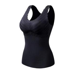High Quality <b>Thermal</b> Underwear Comfortable <b>Thermal</b> <b>Vest</b> Women's Plus Size Padded Underwear - Product Image 5