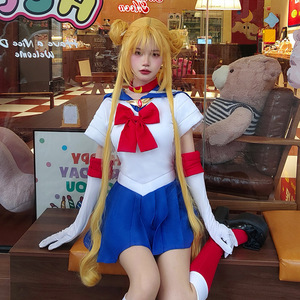 Costume de cosplay Sailor Moon pour femmes et hommes, style printemps 2026, tenue de personnage d'anime pour jeux de rôle - Product Image 4