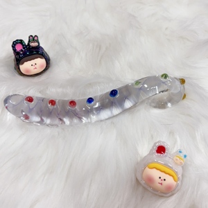 Groothandel Fabriek Oem Transparant Zee Paling Glas <span class=keywords><strong>Dildo</strong></span> Kleurrijke <span class=keywords><strong>Dildo</strong></span> Voor Volwassen Seksleven Plezier - Product Image 4
