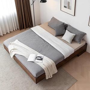 Giapponese Tatami in legno massello con plateau letti matrimoniale Queen Size <span class=keywords><strong>letto</strong></span> sospeso senza testiera di lusso King Size <span class=keywords><strong>camera</strong></span> <span class=keywords><strong>da</strong></span> <span class=keywords><strong>letto</strong></span> <span class=keywords><strong>mobili</strong></span> - Product Image 2