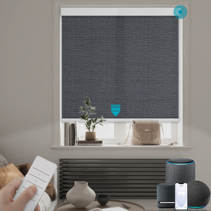 <strong>Long</strong> Life Motorized Roller Window <strong>Blinds</strong> Remote Control Customizable Light Filtering Fabric Roller Shades - Product Image 3
