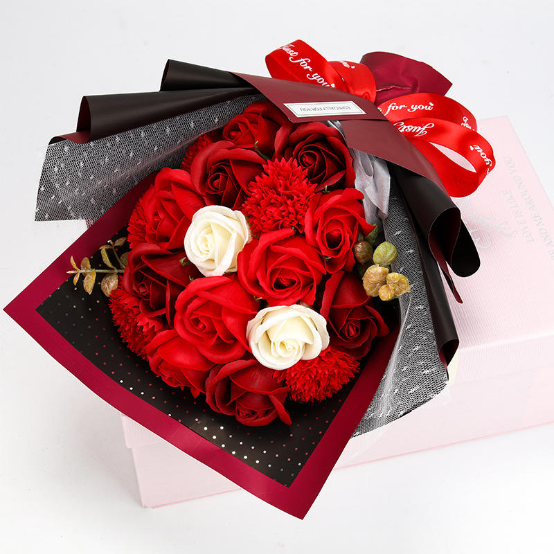 18ช่อผสมและจับคู่สีแดง