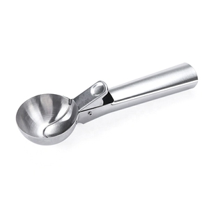 Cuchara para Hielo de Acero Inoxidable, Tamaños Pequeño y Grande, para Yogurt Congelado, Galletas y Hielo - Product Image 3