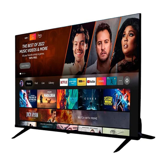 Low Power Energy Saving Ultra Slim Body Clear Picture Quality All Size Available 24 To 110 Inch Household Commercial Smart TV
