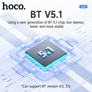 HOCO UA28 Adaptador USB <span class=keywords><strong>Bluetooth</strong></span> Dongle Adaptador <span class=keywords><strong>Bluetooth</strong></span> 5,1 para PC Laptop Altavoz inalámbrico Receptor de audio Transmisor USB - Product Image 2