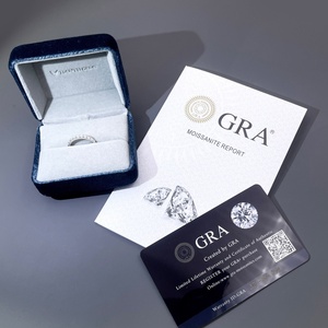 Tianyu Gems Pinky Ring Mujer 925 Plata de Ley 18K Chapado en Oro 2mm Compromiso Boda VVS Moissanite Ring Band - Product Image 3