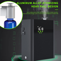 Diffuseur d'huiles essentielles à atomisation biphasique pour hôtels, 500 ml, contrôlé par application, en métal léger, compatible