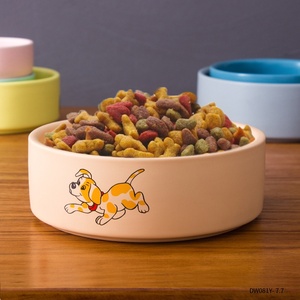 Grenzüberschreitende 7-Zoll Cartoon-Keramikschale für Katzen, rund, Großhandel für Anpassung, Chaozhou Guangdong, Tierfütterung - Product Image 4