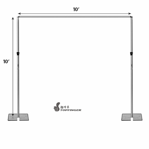 Topfinger – tuyau et drapé à bas prix, avec barre transversale réglable et draperie verticale, vente en gros - Product Image 1