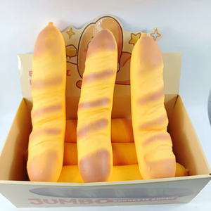 Jumbo French Bread Baguette <b>Squishy</b> Toy Scented Slow Rising <b>Food</b> Fidget Toys Wholesale Stress Relief Toys Bulk - Product Image 1