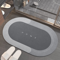 de salon Fond antidérapant en caoutchouc Tapis facile à nettoyer Tapis de bain super absorbant