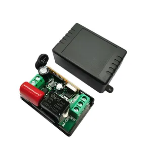 AC 220V 1 Channel 433MHZ RF Receiver Wireless Remote Control Switch for light/shutter door