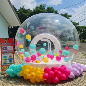 Globos de fiesta para niños Casa divertida Cúpula inflable transparente Tienda de burbujas Casa de burbujas inflable transparente