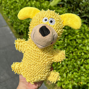 Juguete de peluche azul y amarillo para perros con sonido, paquete de 2 para mascotas - Product Image 2