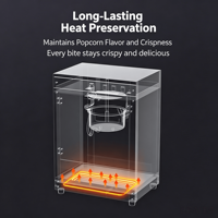 Machine à Popcorn Industrielle Professionnelle pour Grandes Salles et Usage Commercial