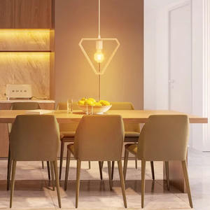 Lampada a sospensione in legno E27, design moderno, senza fonte di luce, ideale per decorazione e ambientazione interna. - Product Image 2