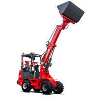 Chargeur sur pneus mammut 1.5 tonnes 2 tonnes 2.5 tonnes 3 tonnes mini chargeur frontal télescopique prix