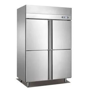 ตู้เย็น4ประตูเชิงพาณิชย์สำหรับขายเนื้อตู้เย็นยี่ห้อ Vitrine ประเทศจีน