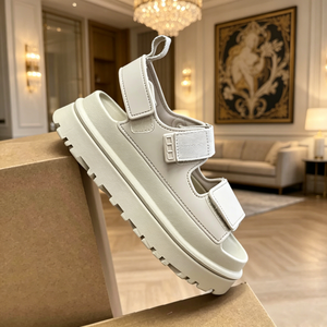 Sandales plates tendance pour femmes, respirantes, colorées, anti-statiques, décontractées, pour l'extérieur, style Uugs, vente en gros - Product Image 2