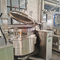 Industriële drukketel 100L-500L, 500L voor de verwerking van vleesproducten, soep, visproducten en bouillon.