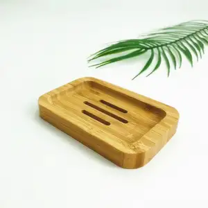 Portasapone da viaggio in bambù biodegradabile di vendita caldo portasapone in fibra di bambù bagno