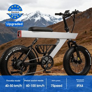 Bicicletas Eléctricas de Montaña de Alta Potencia con Motor Trasero de 750W, 48V, Batería de Litio, Cuadro de Acero al Carbono, Neumáticos Anchos y Suspensión Completa para Adultos - Product Image 4