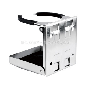 Shining Stainless Steel Folding Cup Holder For Boat Marine <b>Yacht</b> Fishing Boat RV Adjustable Retractable Water Cup Holder - Product Image 3