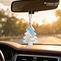 Tablette parfumée pour voiture en bois de santal et cèdre, parfum masculin, vente en gros, 18% de parfum de qualité, OEM, logo personnalisé, diffuseur de parfum pour voiture