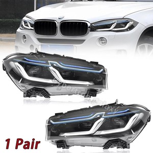 1 Paio di Fari LED Aggiornati per <span class=keywords><strong>BMW</strong></span> X5 F15 X6 F16 2014-2018, Configurazione Avanzata - Product Image 1
