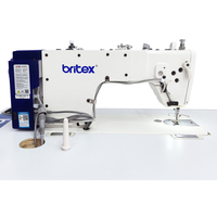 Máquina de Coser Industrial Automática Britex BR-9100-D4 con Cortahilos Automático para Uso Doméstico, en Oferta