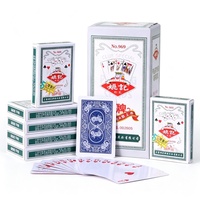 Cartes à jouer Yaoji 969 durables anti-espionnage pour jeux de cartes en famille et en extérieur, 10 jeux/boîte