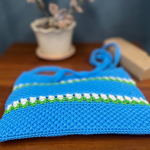 ชุดกระเป๋าและกระเป๋าเงินโครเชต์สไตล์โบฮีเมียนถักด้วยมือกระเป๋าสะพายไหล่กระเป๋าสตางค์อเนกประสงค์ - Product Image 6