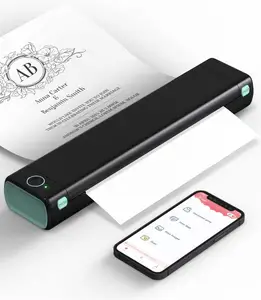 Phomemo M08F-Letter A4 sans fil Bluetooth WiFi imprimante d'autocollants compacte thermique sans encre Mini imprimante portable