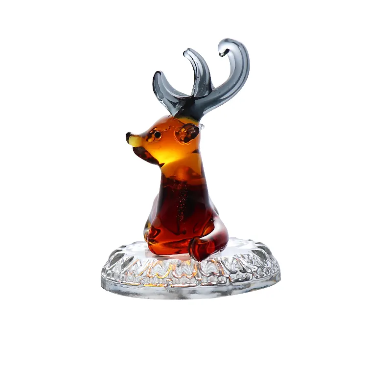 La fabbrica di artigianato in vetro fornisce direttamente figurine di animali occidentali in vetro dipinto a mano